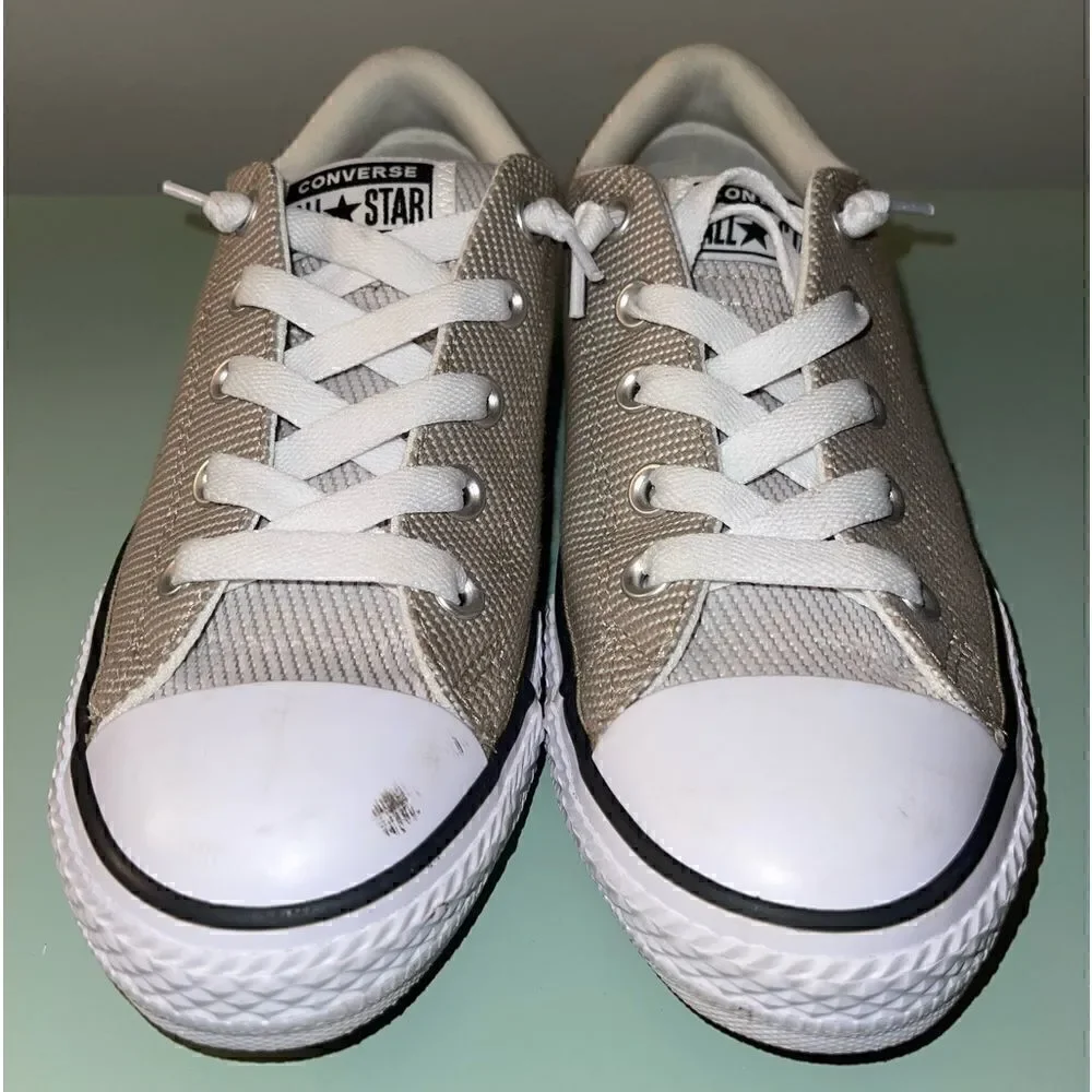 Converse Chuck Taylor All Stars Street Ox, Khaki Kids Size 3